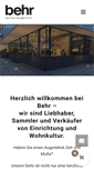 Mobile Screenshot of behr-einrichtung.de